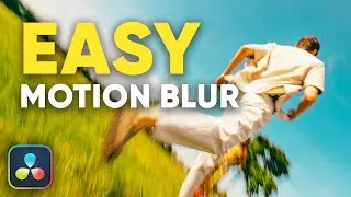3 Click Motion Blur in Davinci Resolve