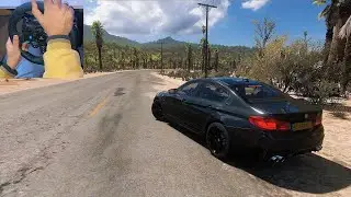 BMW M5 Gameplay in Forza Horizon 5 with Logitech G29 Racing Wheel