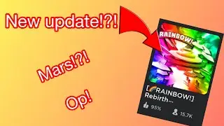 New rainbow update in Rebirth Champions X!?!(I hatched this?!?)