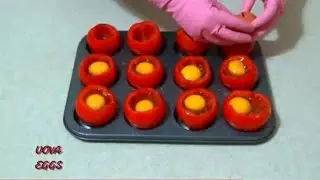 Hai le uova e i pomodori?? Fai questa semplice ricetta!! POMODORI RIPIENI #prontoinpochiminuti