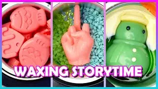 🌈✨ Satisfying Waxing Storytime ✨😲 
