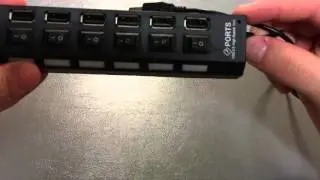 $5 7 port USB Hub from Wish review