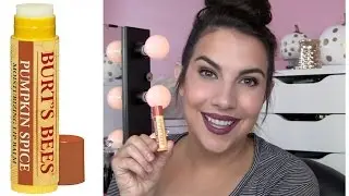 Burt's Bees Pumpkin Spice Lip Balm Review