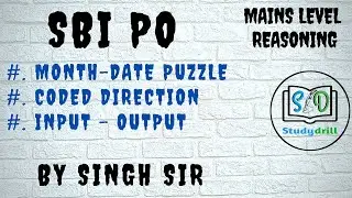 SBI PO MAINS REASONING CRASH COURSE LECTURE #6