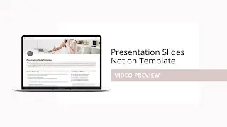 Presentation Slides Notion Template Preview