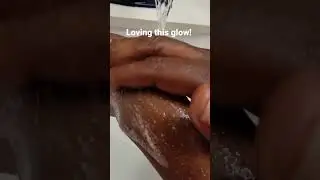 loving this glow using all natural body polish! I'm ready for my summer wear 🥰