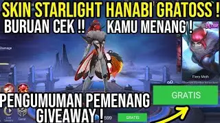 BURUAN CEK! PEMENANG GIVEAWAY SKIN STARLIGHT HANABI ZAKYNG !!!