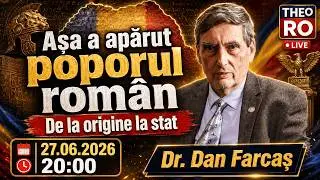 🔴 LIVE | AȘA A APĂRUT POPORUL ROMÂN | DE LA ORIGINE LA STAT | DR. DAN FARCAȘ