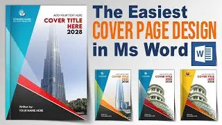 How to Make the Easiest Cover Page in Ms Word