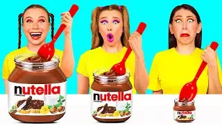 Big, Medium and Small Plate Challenge | Awesome Kitchen Tricks by BaRaDa Challenge