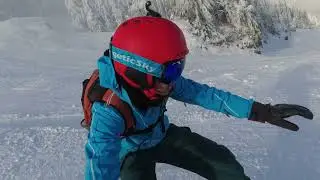 Snowboarding First Run 2021 Season - Cypress Mountain, British Columbia