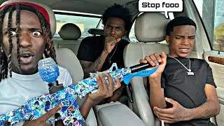 Sh00ting at ​⁠@LiiRaed and Gang with an New Automatic Orby stick ……