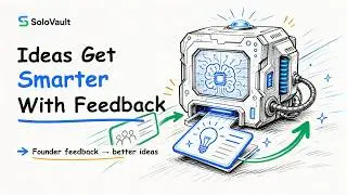 SoloVault: Startup Ideas That Get Smarter With Feedback