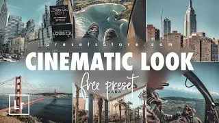 Cinematic Look — Mobile Preset Lightroom 2020 | Tutorial | Download Free | Film Preset | USA Preset