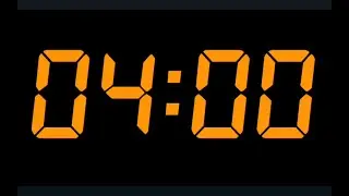 TEMPORIZADOR 4 MINUTOS | Cuenta atrás 4 min