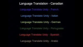 IBM Watson SDK for Unity  Speech and Language Translation Multiple Languages  - Part 1