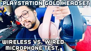 Playstation Gold Wireless Headset - Microphone Test Wireless vs Wired | How To Make Mic Sound Better