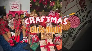 Hosting My First Christian Girls Nightl CRAFTMAS| Holiday Party| POV: We Are All Crafters
