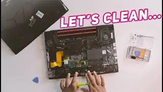 MSI GL65 Leopard Laptop Repair/Cleaning/Upgrade Back Panel opening