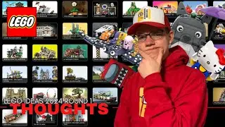 LEGO Ideas 2024 Round 1 Thoughts (48 Projects to Review!)