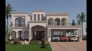 Exterior Design Modeling and Rendering (3d max 2023) #3dmax #rendering  #tranding #shorts #viral