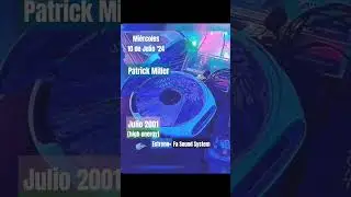 Estreno: Patrick Miller / Julio 2001 [HI-NRG]