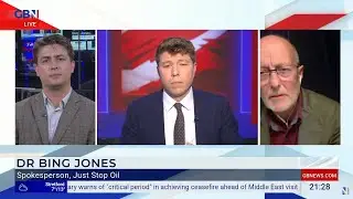Dr Bing Jones | GB News | 9 October 2024 | Just Stop Oil