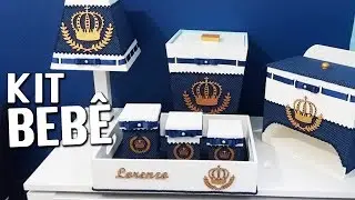 CONJUNTO MDF PARA O QUARTO DO BEBÊ (ESPECIAL LORENZO)  ❤ - CURSO DE ARTESANATO BELLA ART'S