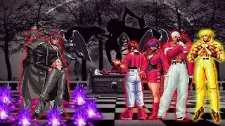 [KOF Mugen] Iori Yagami Fen LV 3 Vs Awakened Orochi Team
