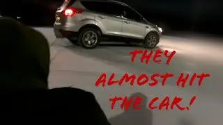 SNOW DRIFTING/SLEDDING! POV DRIFTINGSnow day pt2
