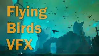 Flying Birds VFX for the Unity game engine