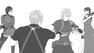 When Resident Evil 4 OG and Remake characters meets each other