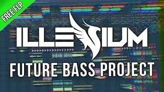 How To Make Illenium Style FUTURE BASS Music | FL Studio Tutorial (FREE FLP)