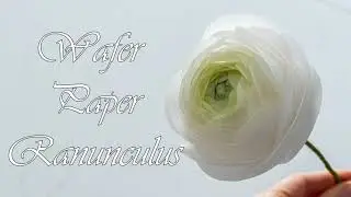 Easy Wafer Paper Ranunculus