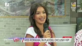 Miss România, în platoul Exclusiv VIP
