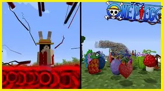 NEW ADVANCED HAKI ADDED, NEW DEVIL FRUIT ABILITIES & MORE! Minecraft Mine Mine No Mi Mod Review