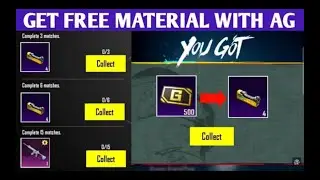 😱 FREE UNLIMITED MINI MATERIAL WITH AG CURRENCY😍 | HOW TO GET MATERIAL IN BGMI | FREE UC