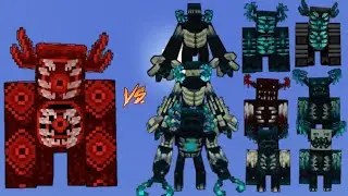 Rorden Vs New Wardens Plus+ / Minecraft Mob Battle