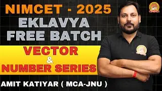 MAHA मैराथन MATHS & REASONING NUMBER SEREIS & TRICKS OF VECTORS #maarula #nimcet #cuet-pg#vector
