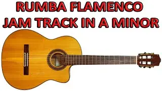 Rumba Backing Track in A Minor - New Guitar Jam Track 2021