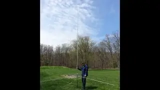 Shockwave Antenna   install @100ft  92 Special part 2  birds eye view#shockwave #antenna