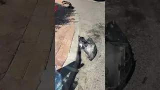 Жёсткая авария 13 августа в Сочи пр ул.Пластунская