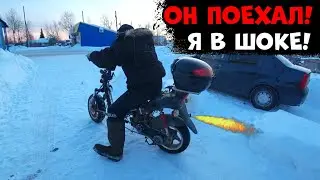 Заброшенный скутер! Первый запуск после долгого простоя!