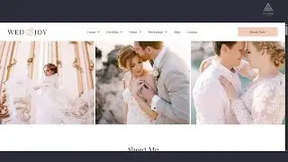 Weddding Photography Website 1