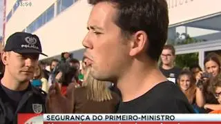 Segurança do primeiro-ministro agride repórter de imagem