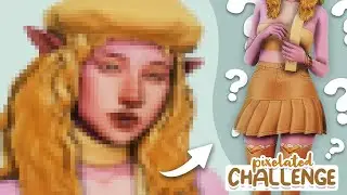Pixelated Challenge 👾 | Sims 4 Create a Sim Challenge