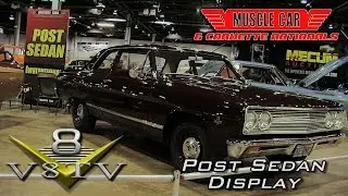 Post Sedan Invitational Display at 2015 Muscle Car & Corvette Nationals Video V8TV