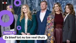 Prinses Amalia voor het eerst weer op de foto sinds bedreigingen