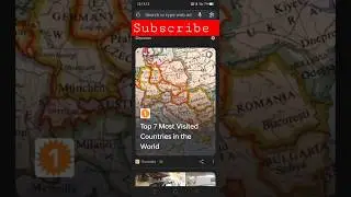 Top 7 most visited countries in the world #shorts