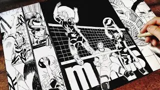 Haikyuu!! : Drawing a Manga Page[#2]